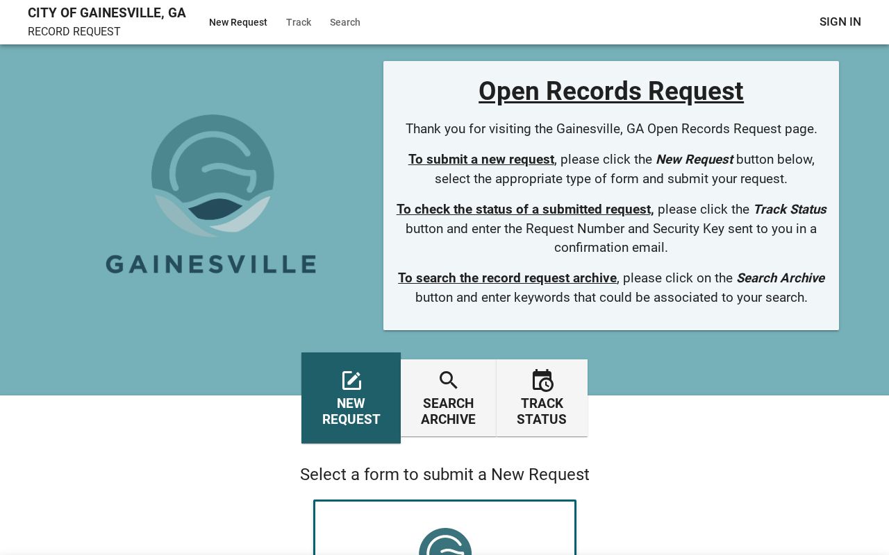 Gainesville warrant records JustFOIA request